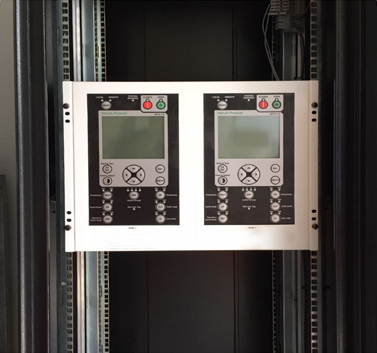Painel IHM Remoto Duplo da NOJA Power Instalado na Sala de Controle