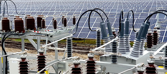 Religadores OSM NOJA Power usados para conexão de um Parque Solar de 17 MW à Rede de Distribuição de Média Tensão.